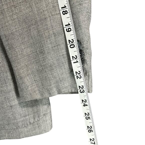Kiton Trillion Blazer Men 38S Gray Cashmere Silk 3 Button Vented Career Italy - Picture 11 of 16